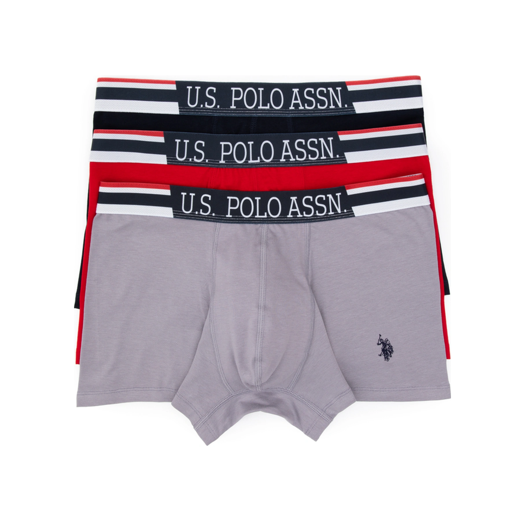U.S. Polo Assn. Erkek 3'lü Boxer Takımı 50318651-VR086