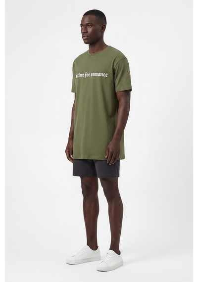 Blow Up Future Gen Natim Oversize Erkek T-shirt 141505 Yeşil