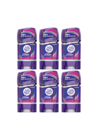 48hr Terlemeyi Önleyici Deodorant Jel Fresh Füzyon 2,30 Oz 6'lı Paket