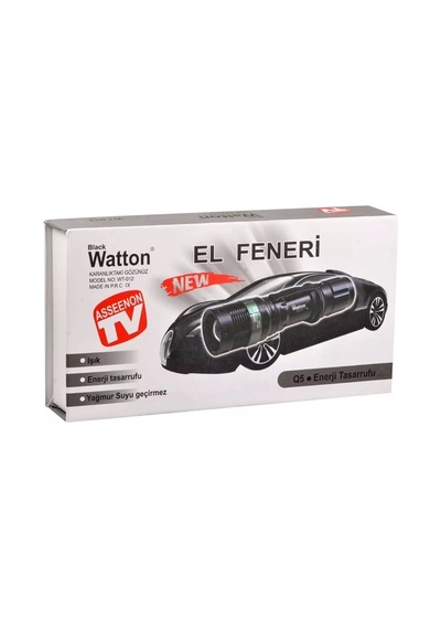 Zoomlu Oto Şarjlı El Feneri Wt-012 -Çok Renkli