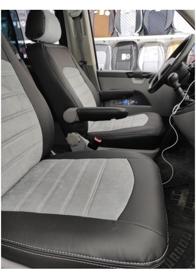 Volkswagen Transporter 6+1 Araca Özel Oto Koltuk Kılıfı (483334002)