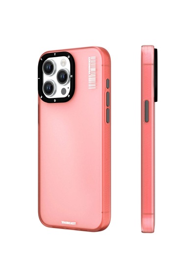 Apple Uyumlu iPhone 15 Pro Max Kılıf Buzlu Mat Tasarım Youngkit Hidden Sand Serisi Kapak