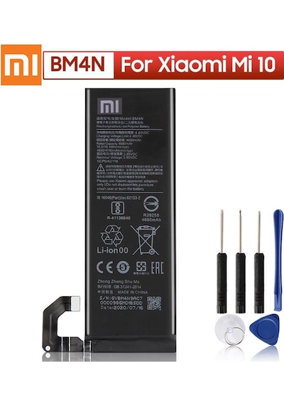 Xiaomi Mi 10 Batarya Pil ve Tamir Seti Bm4N 4780 Mah