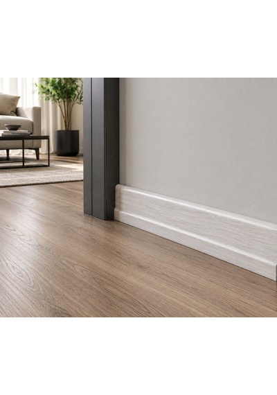 Laminant Parke Süpürgelik 6cm Beyaz İnci 3050