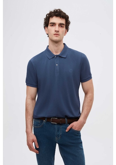 D's Damat Ds Damat Regular Fit İndigo Pike Dokulu %100 Pamuk Kıvrılmaz Polo Yaka Nakışlı T-Shirt 4HC14ORT51000 İndigo D's Damat Ds Damat Regular Fit İndigo Pike Dokulu %100 Pamuk Kıvrılmaz Polo Yaka Nakışlı T-Shirt 4HC14ORT51000 İndigo