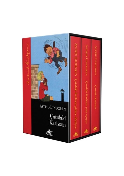 Çatıdaki Karlsson Serisi Kutulu Özel Set - 3 Ciltli - Yqbx-672787