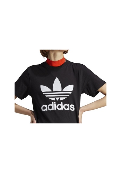 Adidas Trefoil Tee Kadın Günlük Tişört Ik4035 Siyah