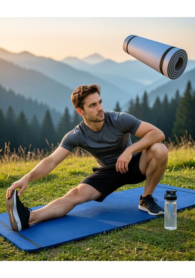 10 Mm Eva Yoga Matı Kaymaz Yüzeyli Çok Renkli