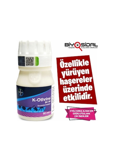 K-othrıne Sc 50 Ml Haşere İlacı Hamam Böceği Öldürücü