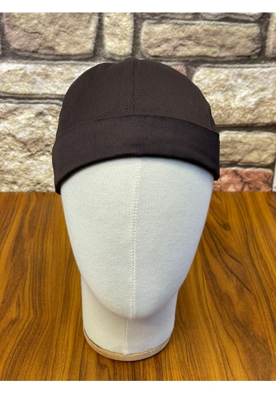 Hamze Docker Hip Hop Snapback Rapper Model Gabardin Şapka Acı Kahverengi