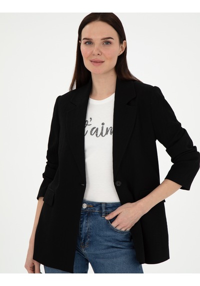 Pierre Cardin Kadın Siyah Ceket 50299891-vr046 Siyah