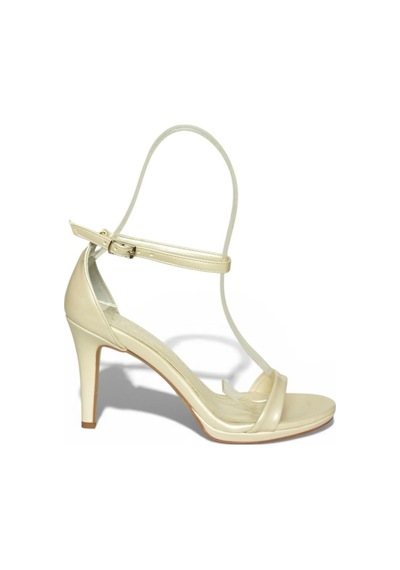 Fox Shoes Y569716909 Sedef İnce Topuklu Kadın Abiye Ayakkabı SEDEF