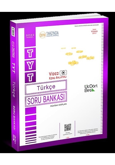 Tyt Türkçe Soru Bankası Üç Dört Beş Yayınları N11.16493