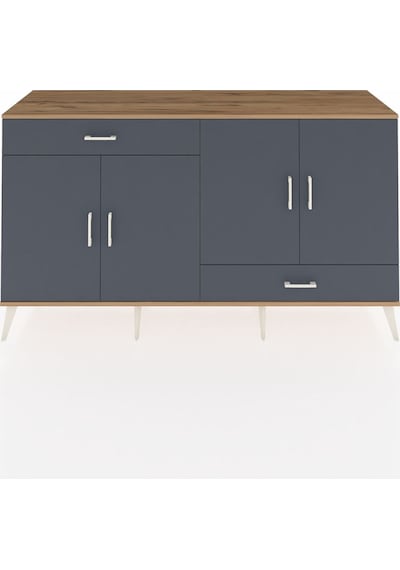 Hyperion Konsol 5 Raflı 2 Çekmeceli 4 Kapaklı 176x44x99 Çam-antra Çam-antrasit Hyperion Konsol 5 Raflı 2 Çekmeceli 4 Kapaklı 176x44x99 Çam-antra Çam-antrasit