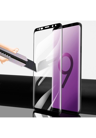 Buff Galaxy S9 Plus İle Uyumlu 5d İle Uyumlu Glass Ekran Koruyucu