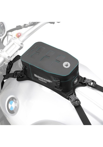 Ayrex Rhinowalk Motosiklet Depo Sırt Çantası, Su Geçirmez, Sert Kabuk, Genişletilebilir, 2 L, Oturma Çantası, Ça Diğer