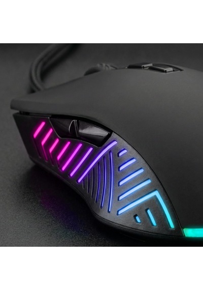 Smx-g68 Spear 7200 Dpı Rgb Ledli 7d Makrolu Siyah Drag Clik Gaming Oyu