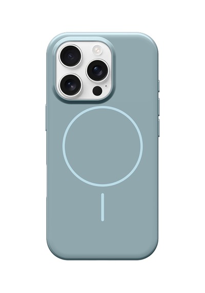 Apple Uyumlu iPhone 16 Pro Max Kılıf Magsafe Şarj Özellikli Wlons Frego Kapak Mavi