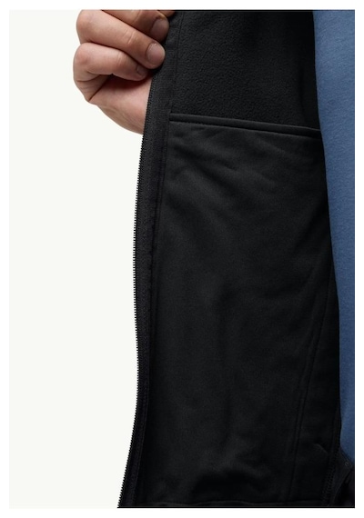 Jack Wolfskin Whırlwınd Men A62521-softshell Black Erkek Mont Siyah
