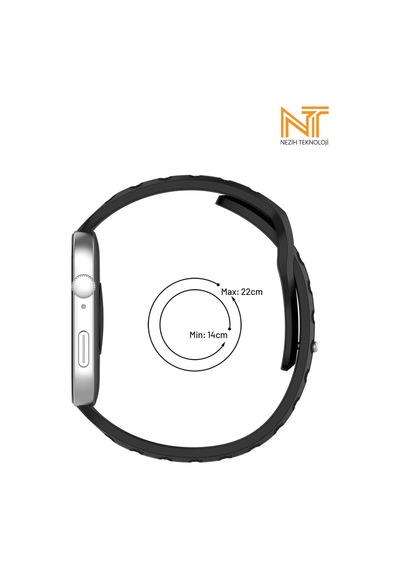 Huawei Watch Fit 3, Fit 4, Fit 4 Pro İle Uyumlu Spor Silikon Kordon, Beyaz