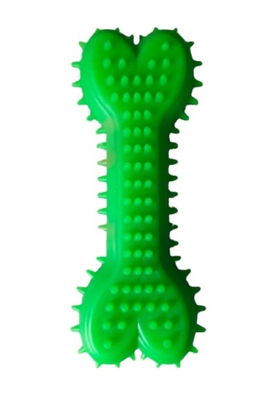 Plastik Dikenli Kaval Kemik 15 Cm Yeşil Yeşil