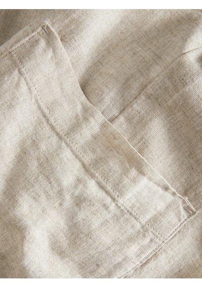 Jack & Jones Kadın Keten Karışımlı Pantolon - Breeze - 12269769 Feather Gray