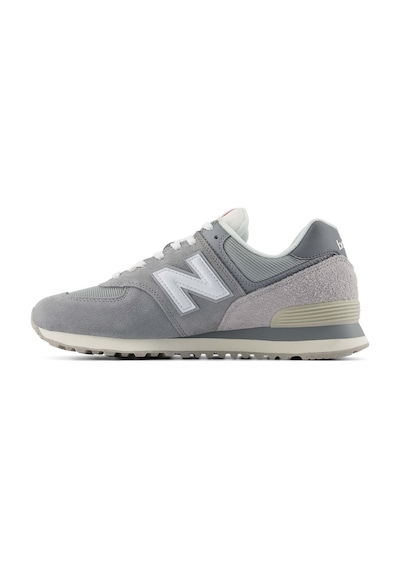 New Balance U574bkr Erkek Hakiki Süet File Panelli Encap Yastıklamalı Retro Sneaker GRİ