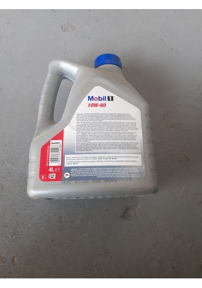 Yağ Motor Yağı 10/60 4 Litre Mobil Tüm Araçlar -H016