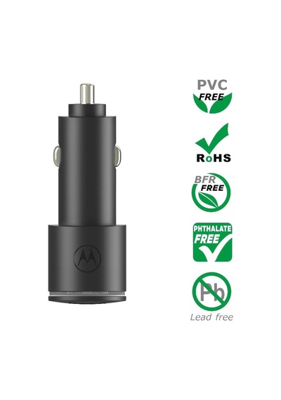 Tr Turbopower Share Araç Şarj Cihazı Solo- 45w Çift Bağlantı Noktalı Usb-a, Moto G Power İçin Usb-c Çıkışı,