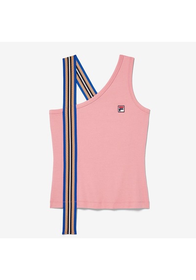 Pembe Fila Kadın T-shirt Asymmetrical Tank Tw411139 Pembe