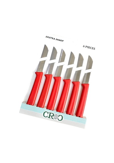 Croc 6lı Meyve Bıçağı Kırmızı