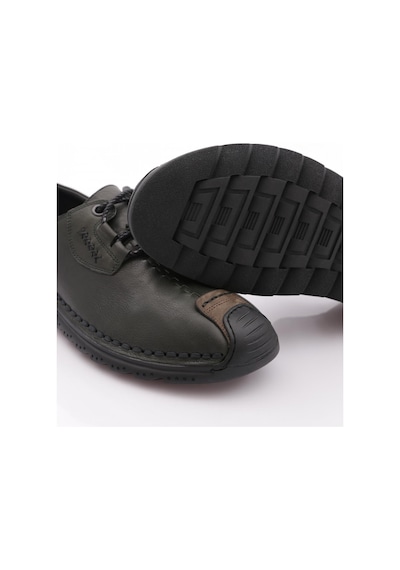Dgn 9860 Erkek Dikiş Detayli Sneaker Ayakkabi Yeşil Nubuk