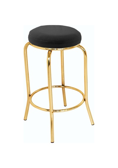 Bar Taburesi Gold - Siyah Çok Renkli