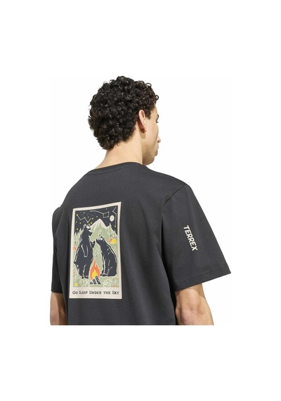 Black Adidas Erkek Koşu Ve Yürüyüş T-shirt M Camper G T Ks2518 siyah