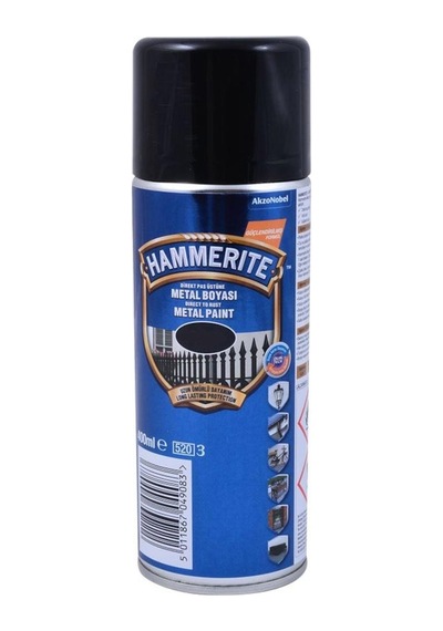 Hammerite Çekiçlenmiş Sprey Boya 400 Ml.-Gümüş