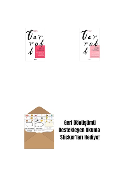 Bulmacalar Diyarına Yolculuk + Alice Harikalar Diyarında + Okuma Sticker'ları