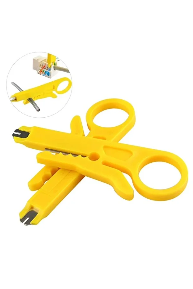 Yeni Nesil Pense Cat7/6a/cat6 + 100 Adet Cover Kılıf + 100 Adet Rj45 Jak + Kablo Soyucu 4 İn 1 Network Set