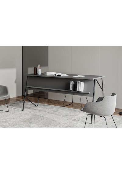 Ella Ofis Masası 150cm Antrasit