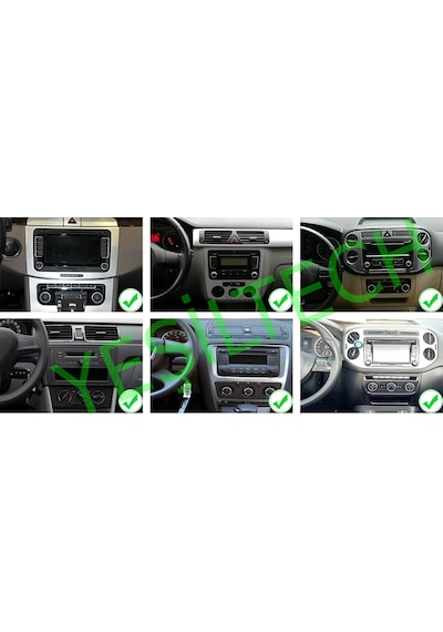 Exvol Volkswagen Caddy Jetta Passat Golf5 Double Teyp 7 İnch