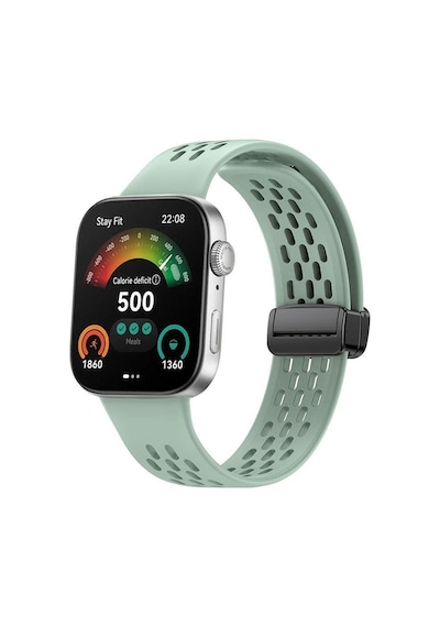 Huawei Watch Fit 3 Kordon Silikon Delikli Magnet Strap Fit/fit 2 Uyumlu Değildir