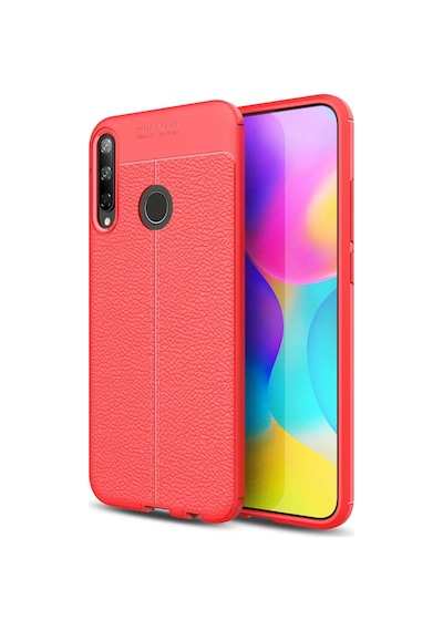 Newface Huawei P40 Lite E Kılıf Auto Focus Kapak Semeglbl - 92 - Kırmızı