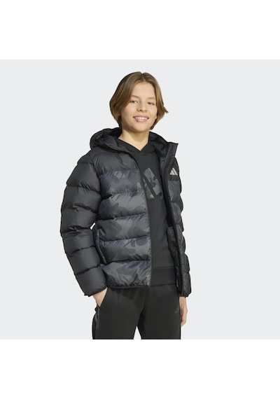 Adidas Jl7399 J Sd Aop Jkt Çocuk Mont Siyah