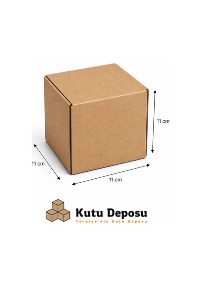 11x11x11 Cm E-ticaret Ve Kargo Kutusu Bardak Ve Mum Kutusu 100 Adet 1 Adet