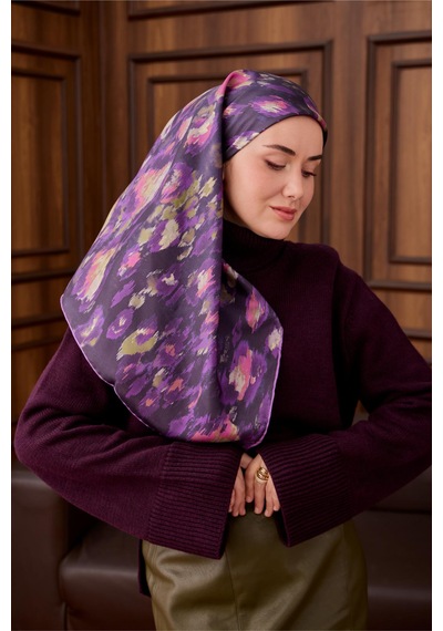Silk Home Twill İpek Eşarp 11492-10 Mor