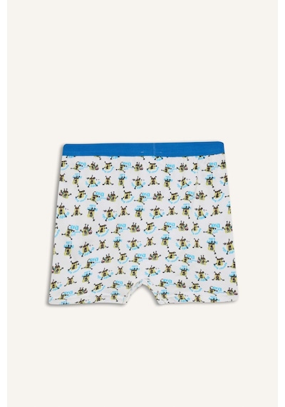 Defacto Spongebob Penye 3lü Mavi Boxer Seti Erkek Çocuk H0810a826spbe463 Mavi-be463