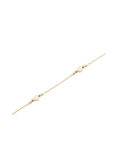 Gülaylar - Altın 14 Ayar Çiçek Bileklik N11.16608 Sarı Altın