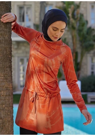 Mayovera Batik Tarçın Tek Üst Mayo 001