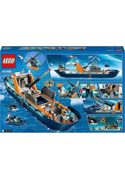 LEGO® City 60368 Kutup Keşif Gemisi 815 Parça