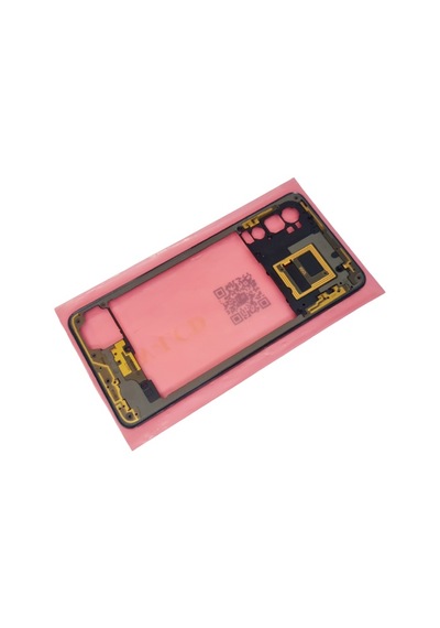 Samsung Galaxy M52 Uyumlu Full Kasa Arka Kapak Batarya Kapağı - Siyah Çok Renkli
