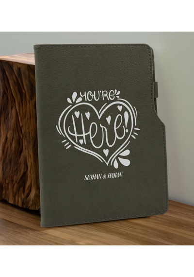 Bk Gift Sevgiliye Özel İsimli Gri Termo Defter Ve Gri Cam Matara Hediye Seti-7, Sevgiliye Hediye, Sevgililer Günü, Yeni İş Hediyesi